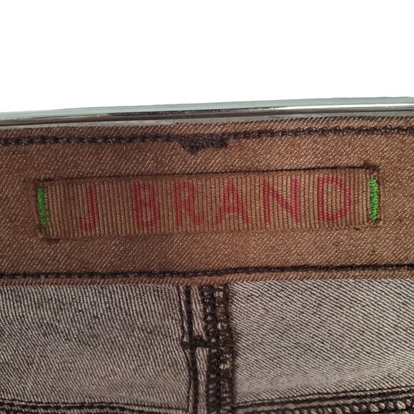 J Brand Womens Size 26 Jeans Pants Leggings Skinny Stretch Coated 901596 Mocha - Picture 7 of 12